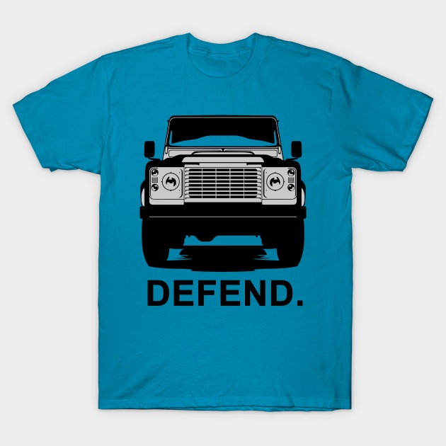 Land Rover Defender T-Shirt by mufflebox